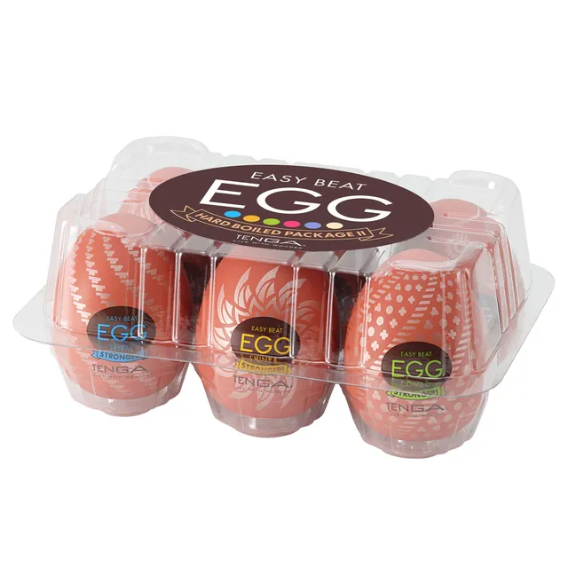 Tenga Egg Hard Boiled II pack 6 oeufs masturbateurs fermes