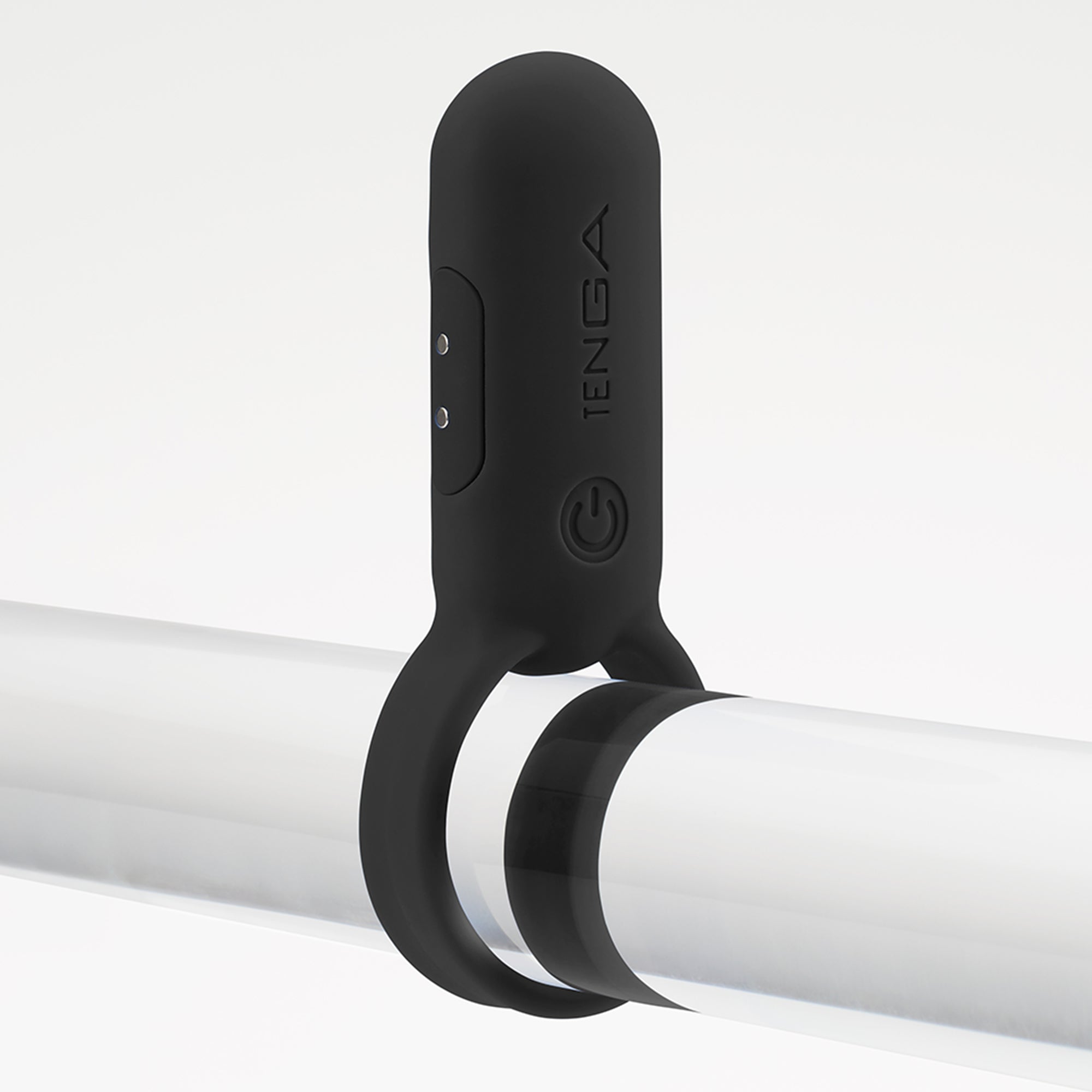 TENGA paiRING Black cockring vibrant rechargeable couple