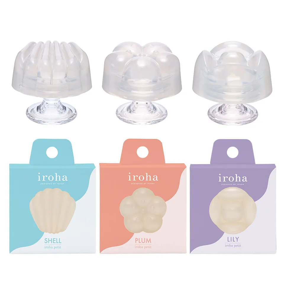 iroha petit lot 3 stimulateur femme Shell Plum Lily