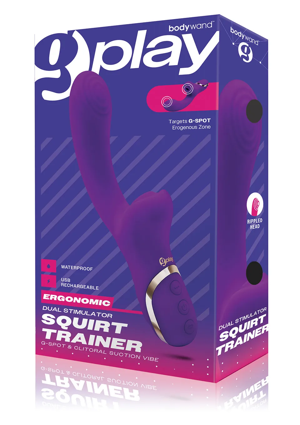 Bodywand G-Play stimulateur clitoris aspiration violet 10 modes