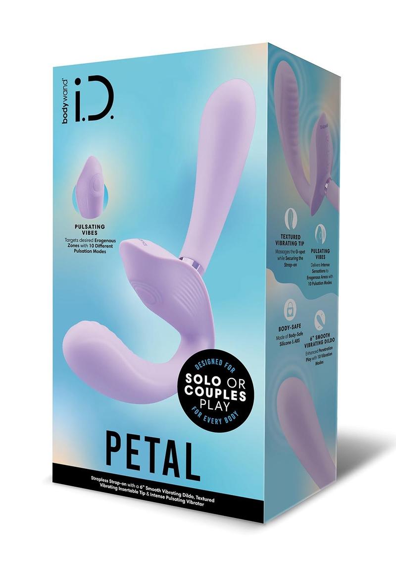 Bodywand i.D. Petal vibromasseur couple lilas 10 modes