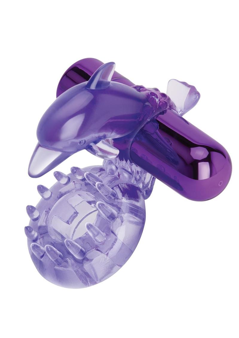 Bodywand Couples Rings Dolphin Ring anneau vibrant violet