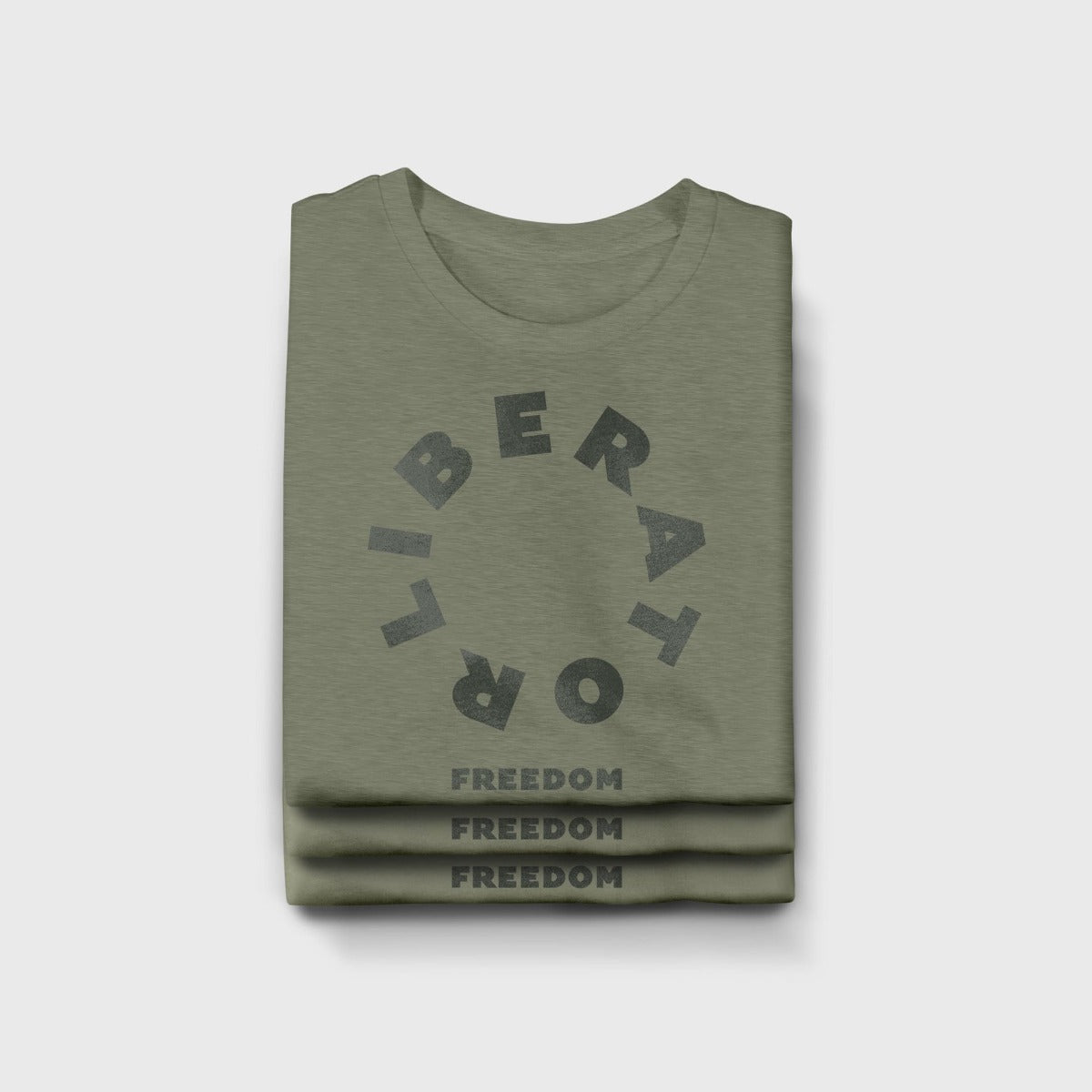 Liberator Freedom T-shirt tee coton Small logo poitrine