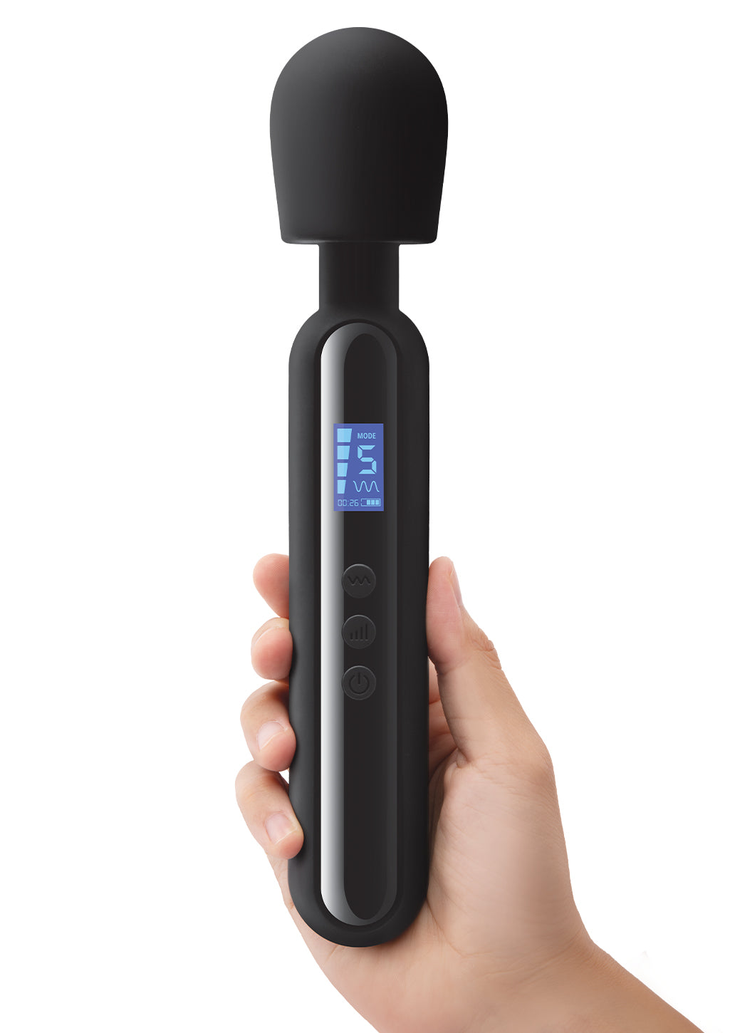 Bodywand Digi baguette vibrante silicone USB écran LED