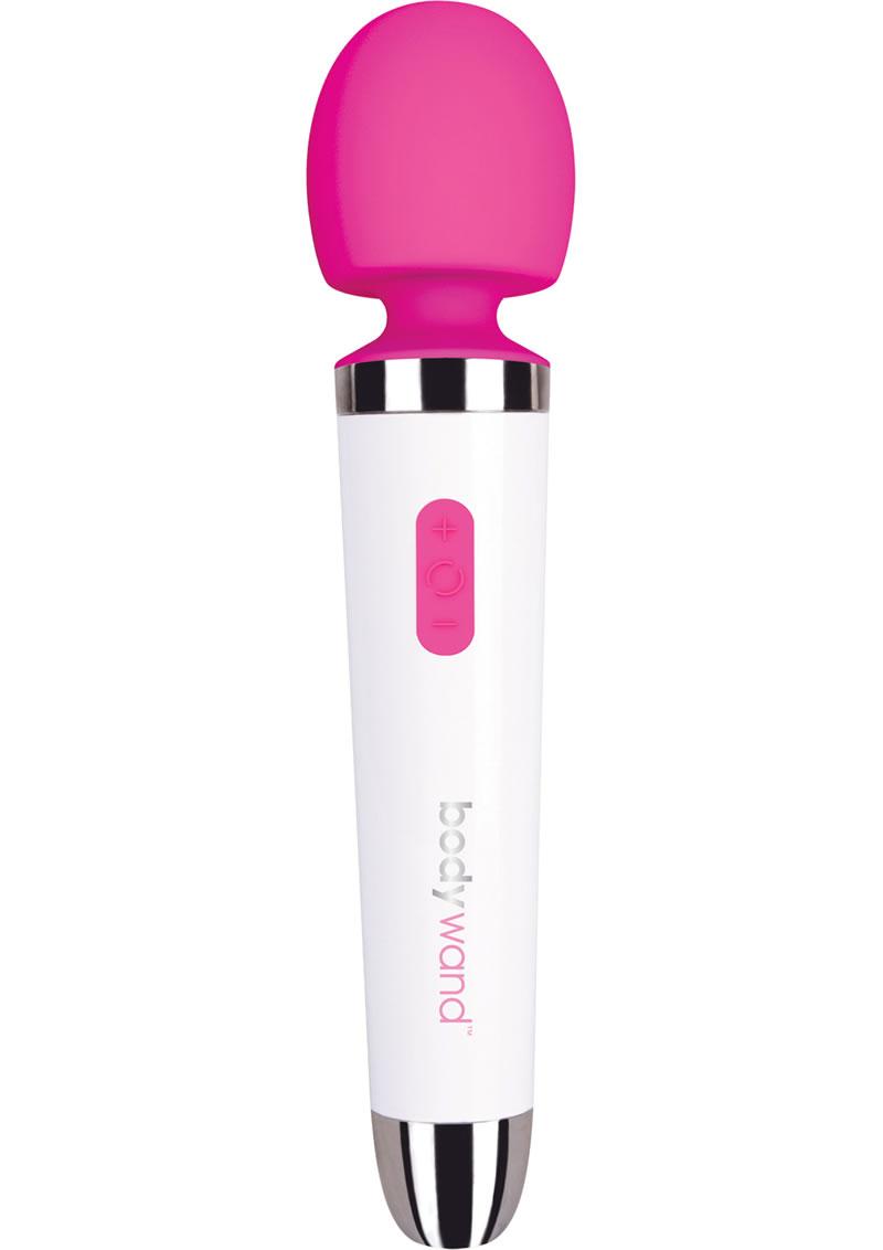 Bodywand Aqua vibromasseur étanche silicone blanc rose piles