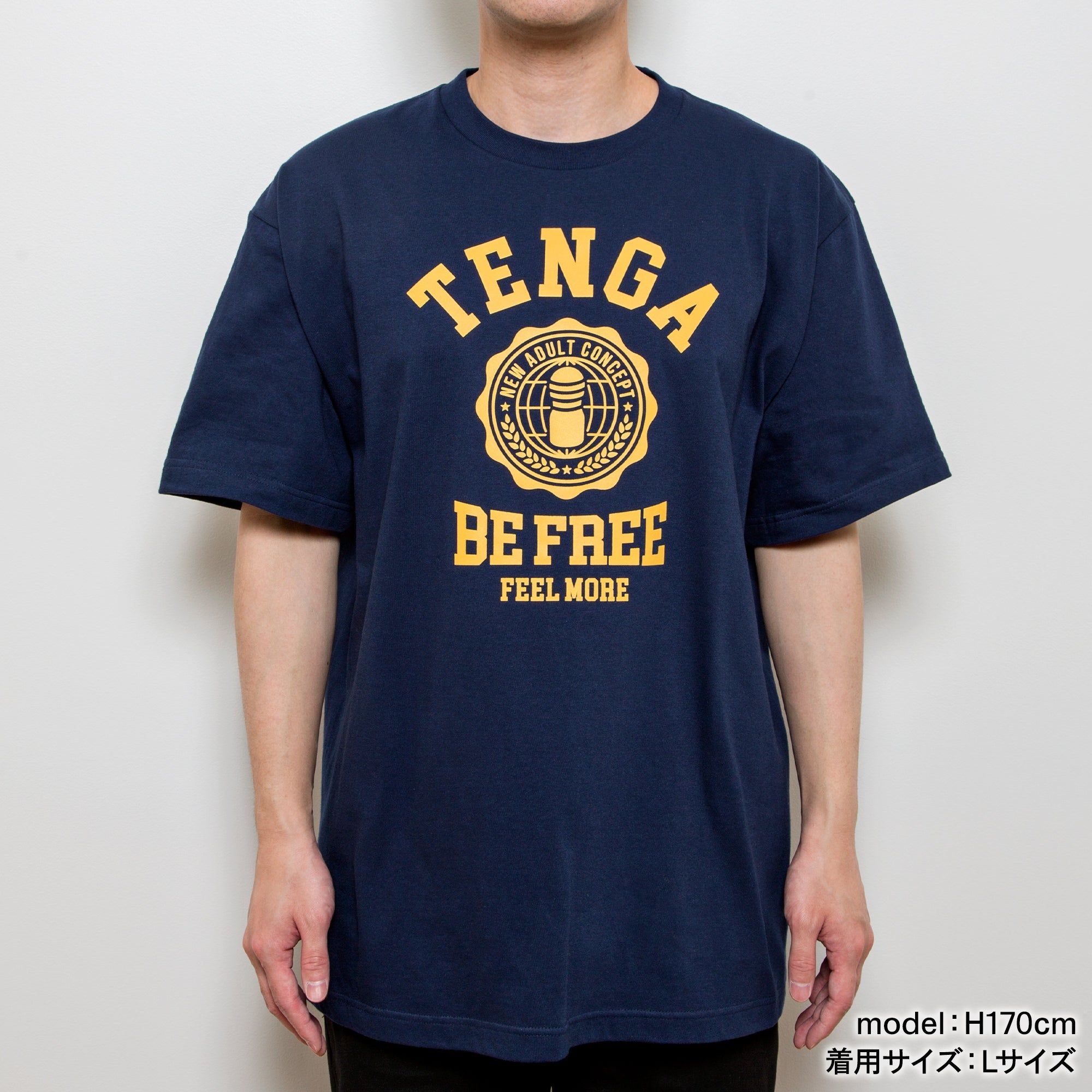 TENGA College T-shirt bleu marine coton taille M