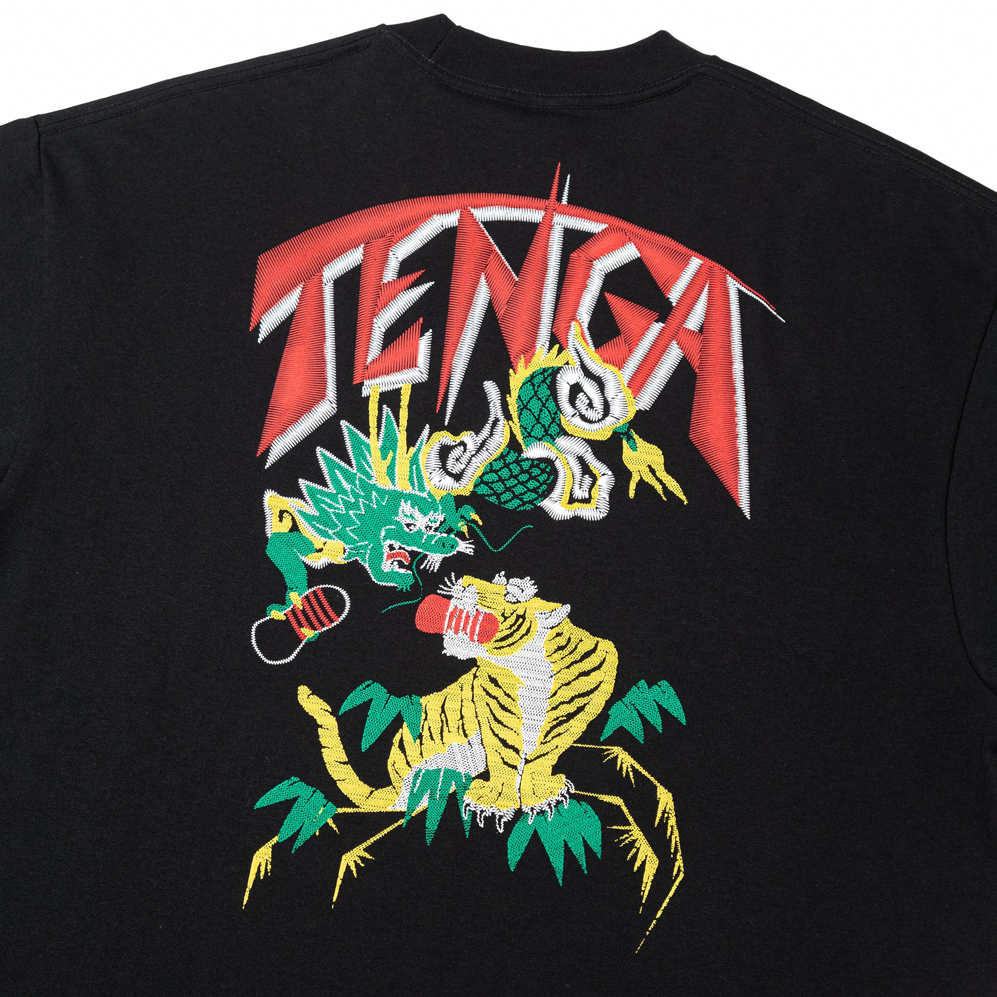 TENGA Print T-Shirt Black t-shirt noir L XL