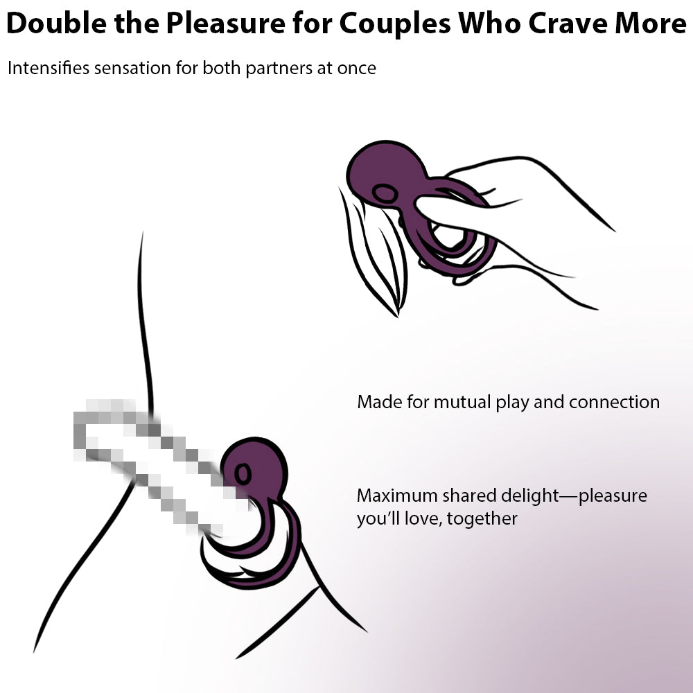 Svakom Tammy Anneau Vibrant Violet Couple