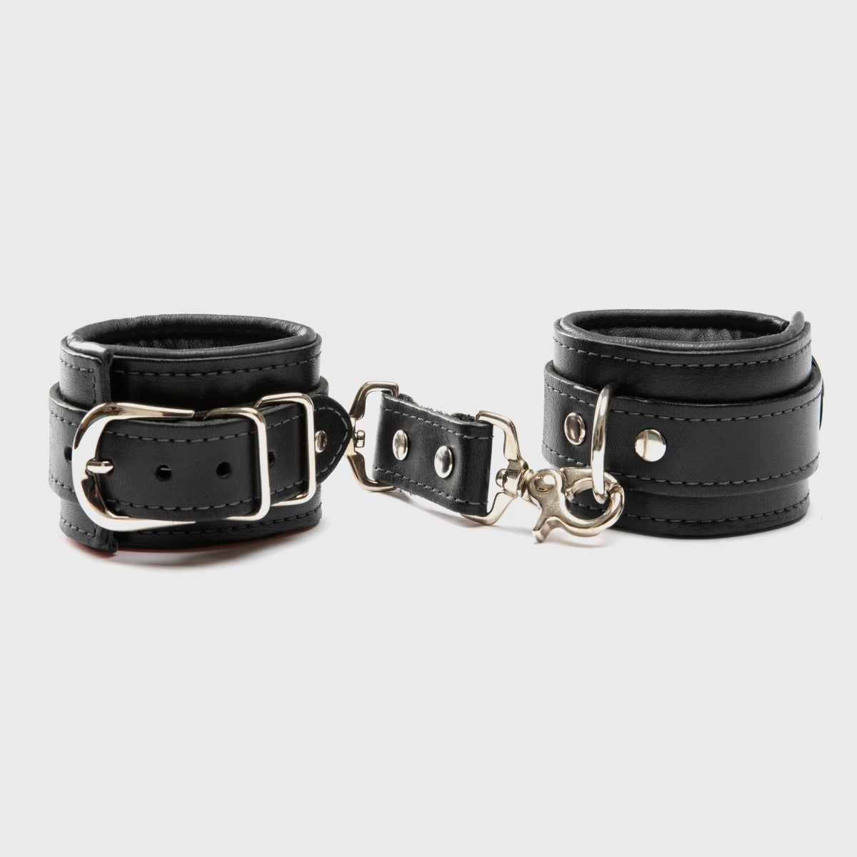 Liberator Mercer menottes poignets cuir noir matelassées