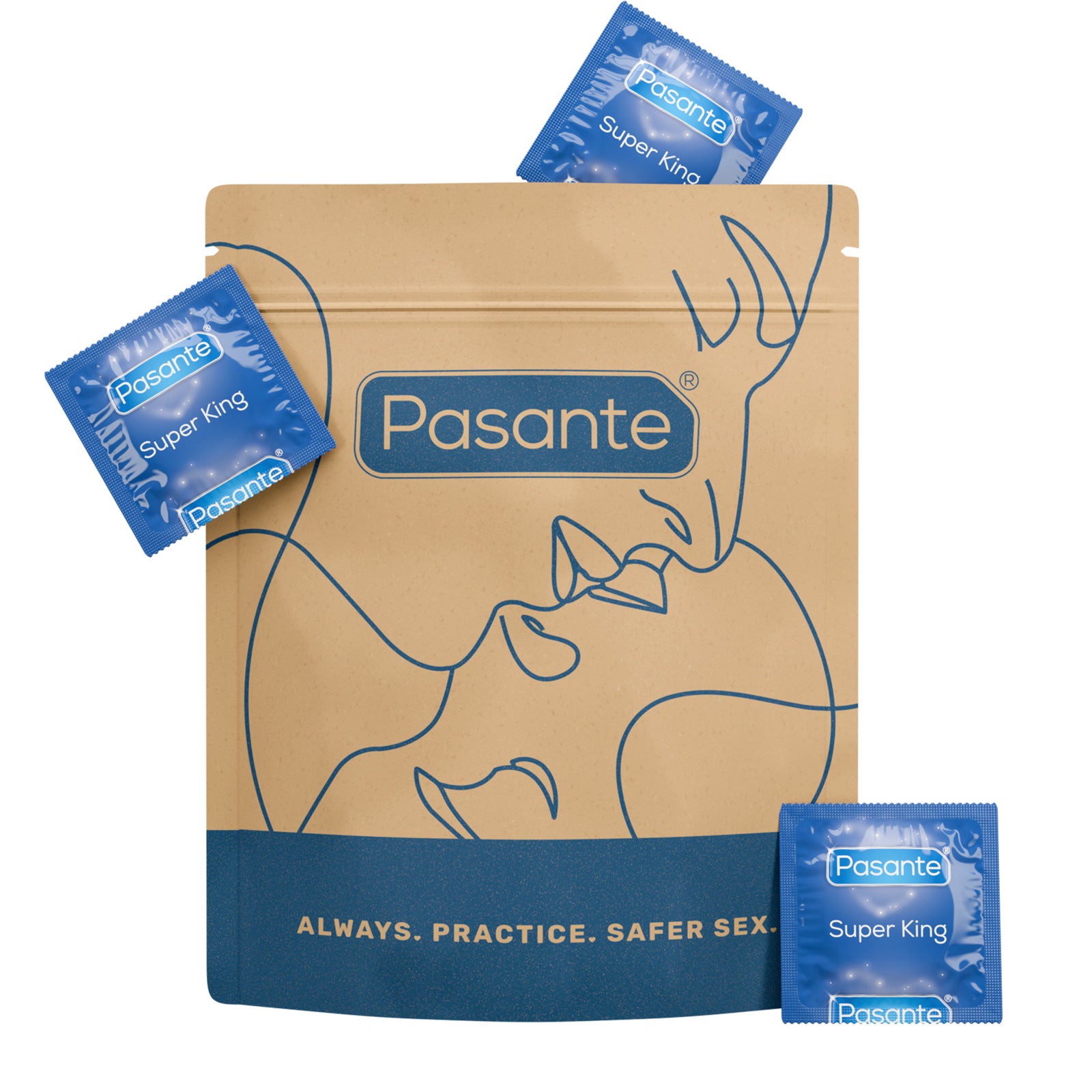 Pasante Super King préservatif XL 36 pcs 210 mm