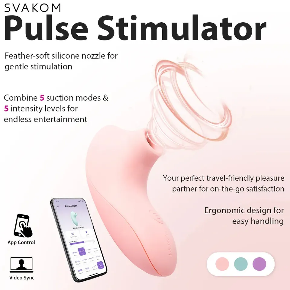Svakom Pulse Lite Neo stimulateur clitoris bleu