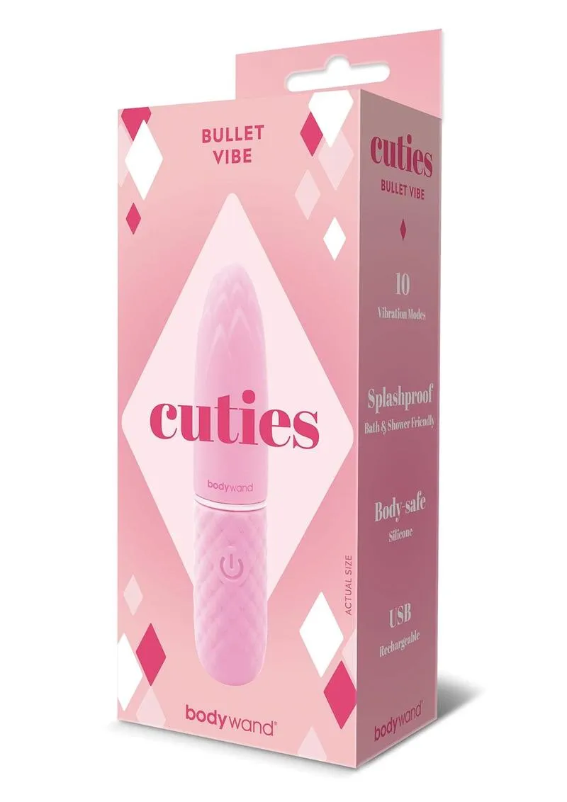 Bodywand Cuties Bullet vibromasseur rose USB 10 modes