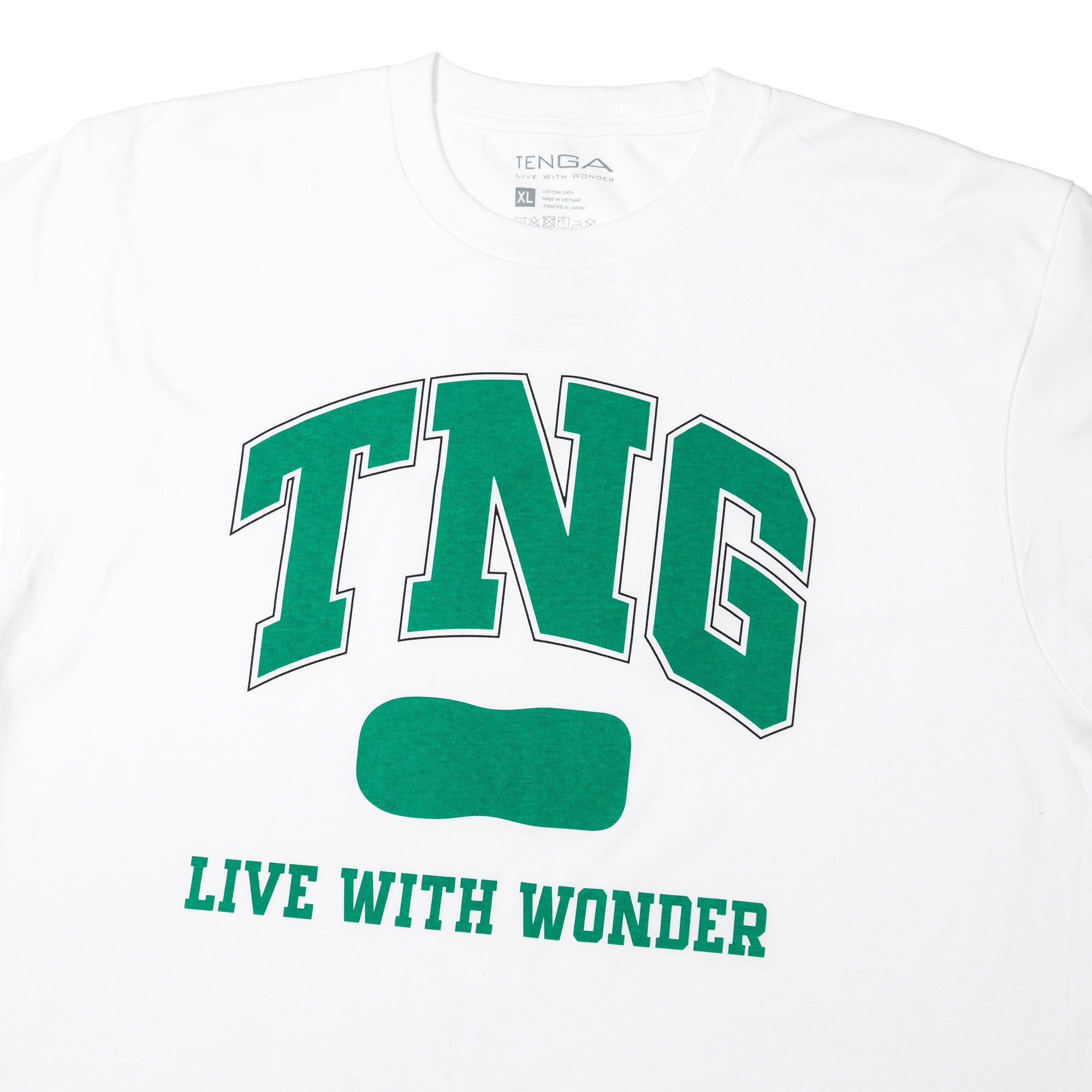 TENGA Merch TNG T-shirt blanc taille L