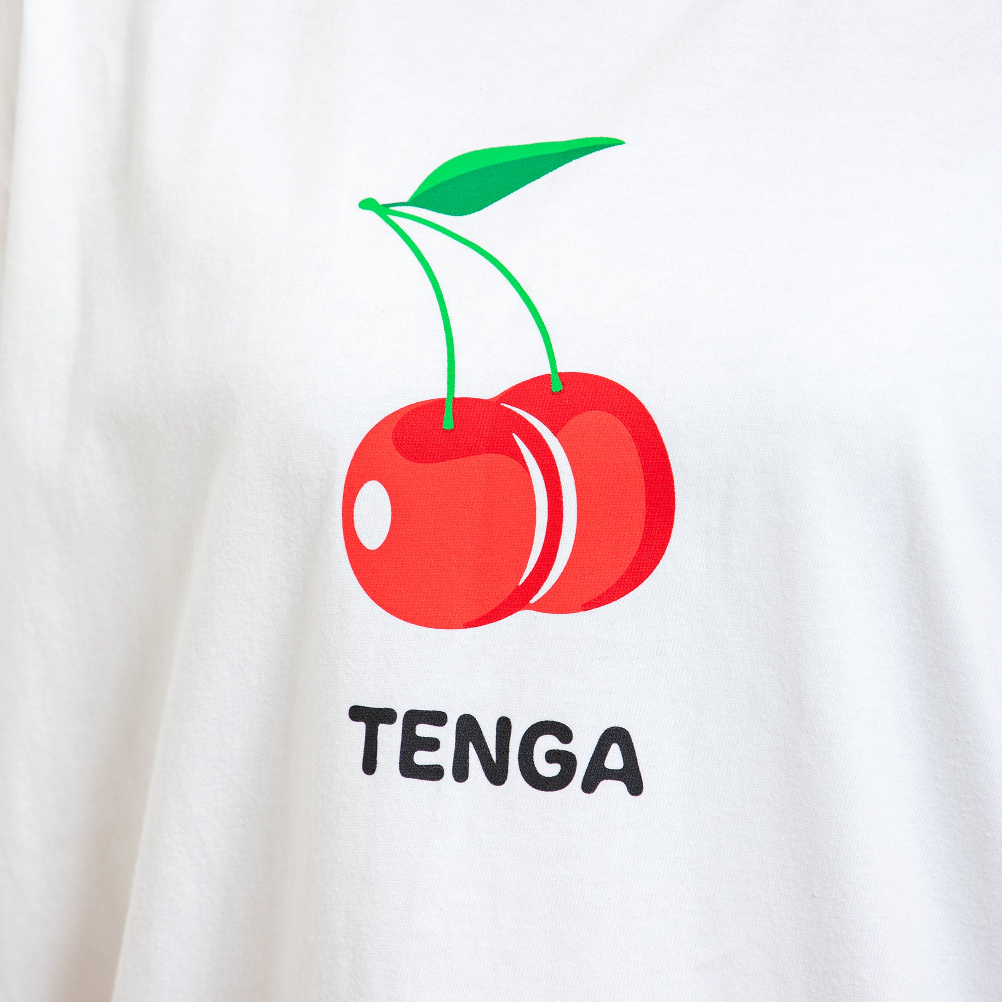 TENGA Merch Cherry t-shirt coton rouge