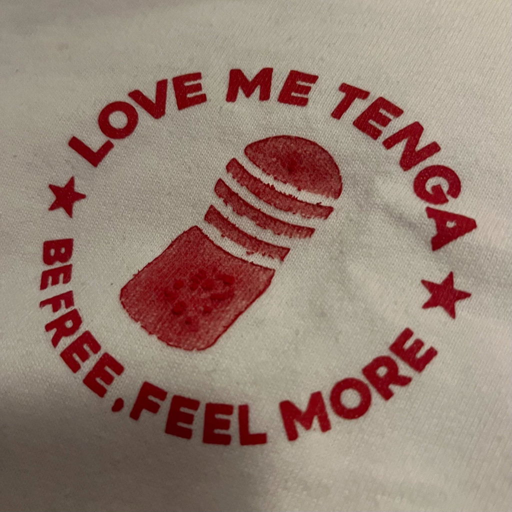Tenga Merch Foam Print t-shirt coton M