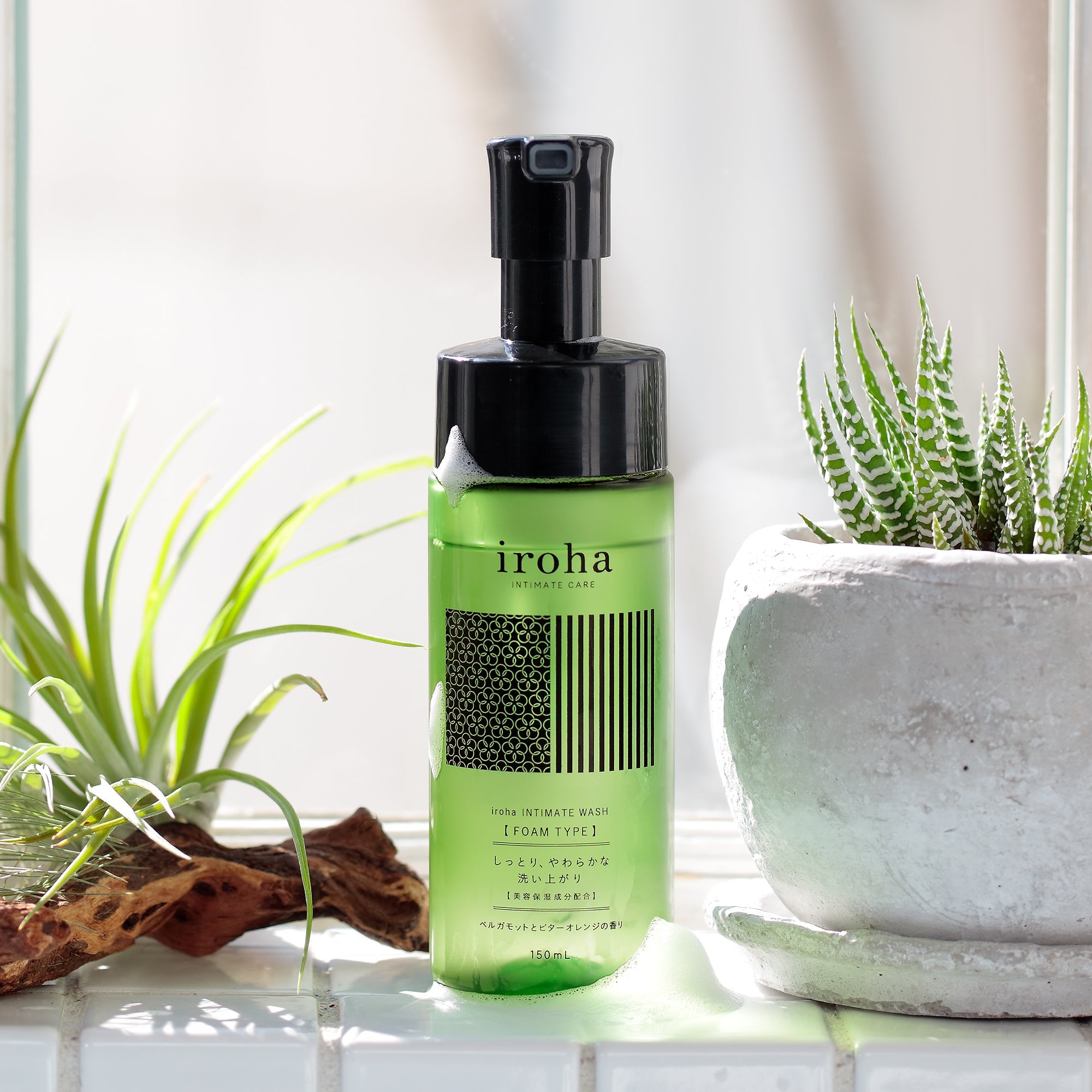 iroha Intimate Wash mousse intime bergamote orange lot 1