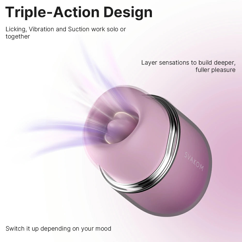 Svakom Klitty stimulateur clitoridien langue