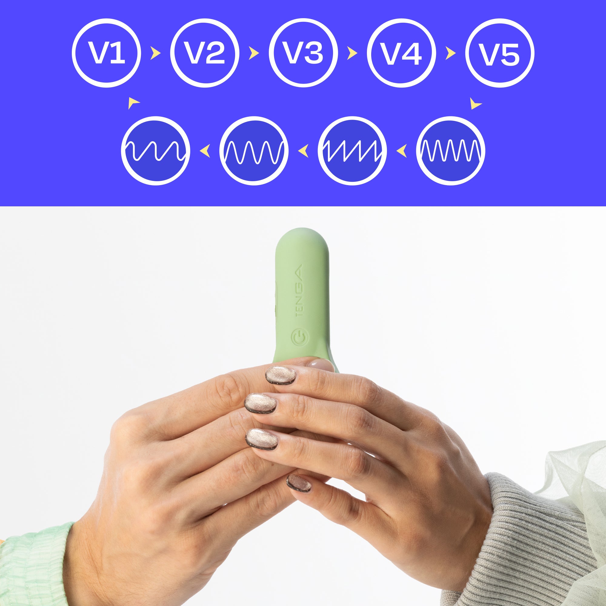 TENGA paiRING+ LIME anneau vibrant couple