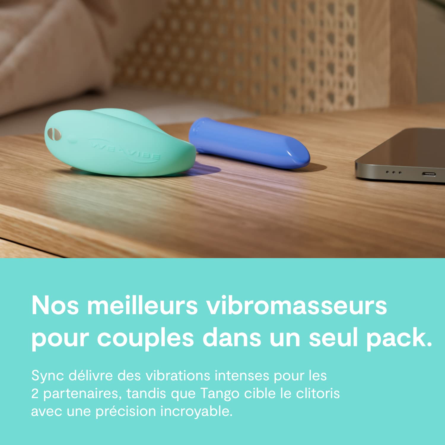 We-Vibe Anniversary Collection Sync + Tango vibromasseur couple coffret