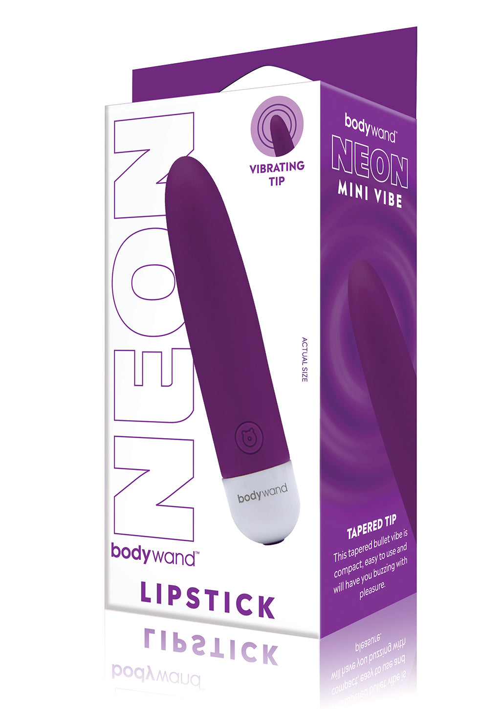 Bodywand Neon Mini Lipstick Vibe rouge à lèvres rose USB