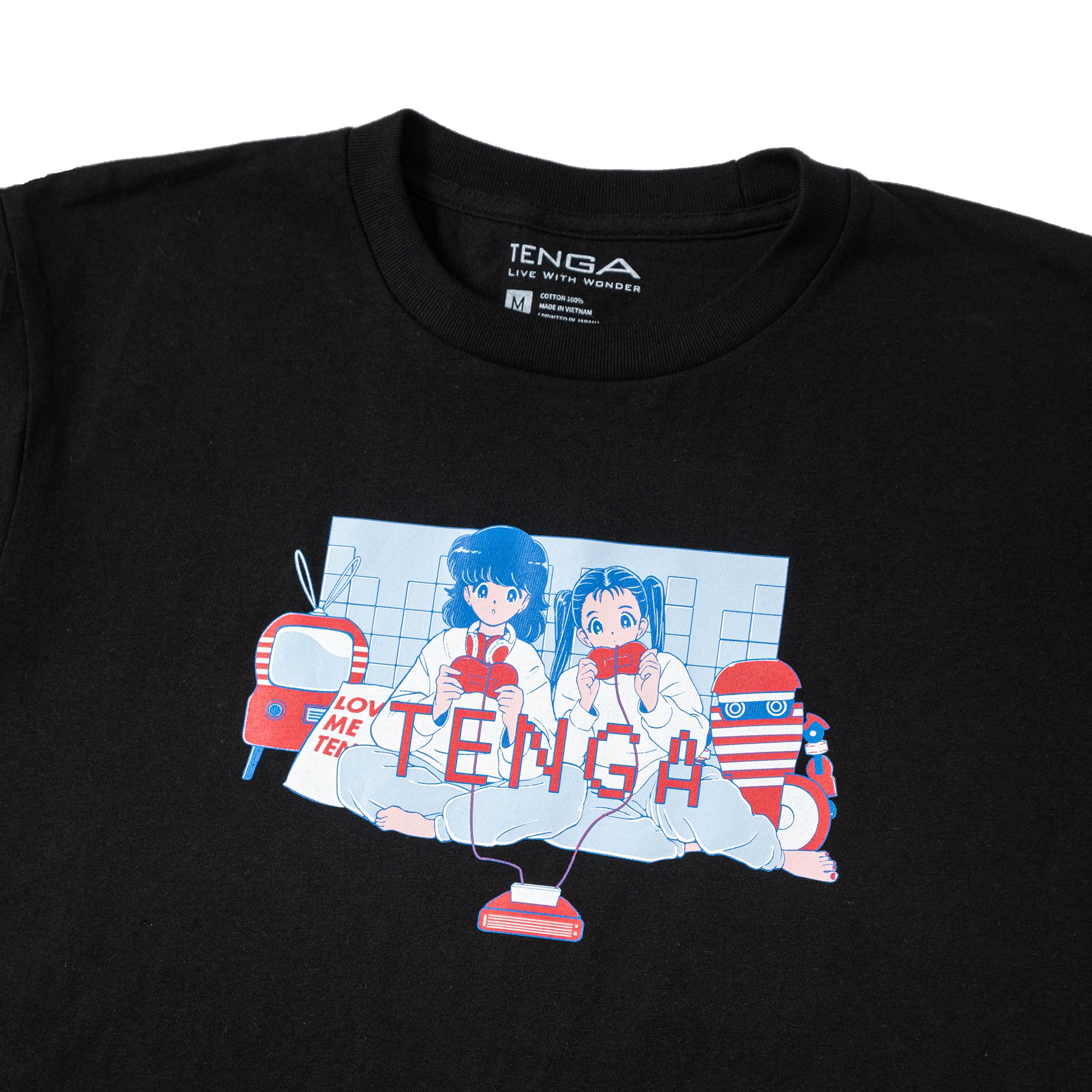 TENGA Merch Play Game 01 t-shirt noir taille L