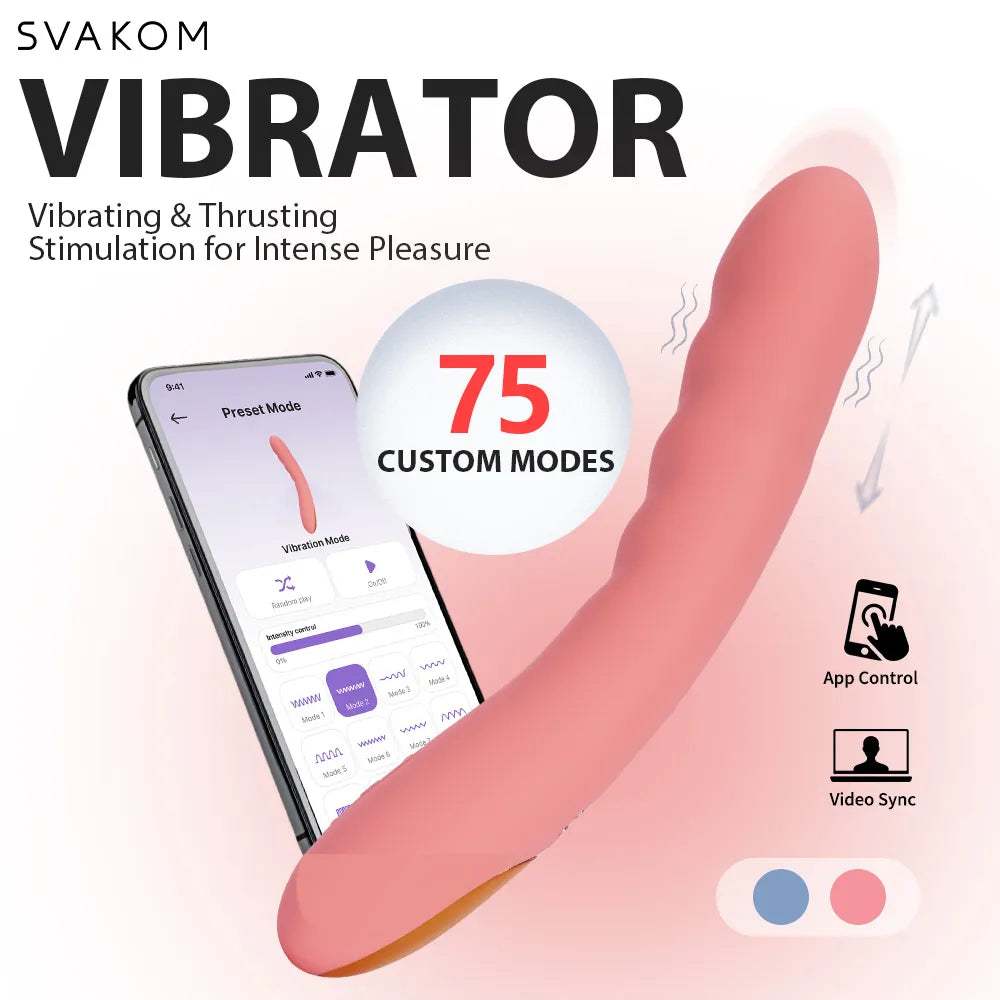Svakom Ava Neo vibromasseur thrusting connecté