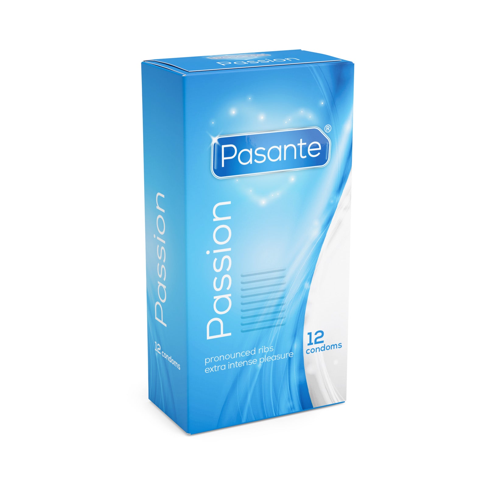 Pasante Passion préservatif nervuré 12 pcs 190 mm
