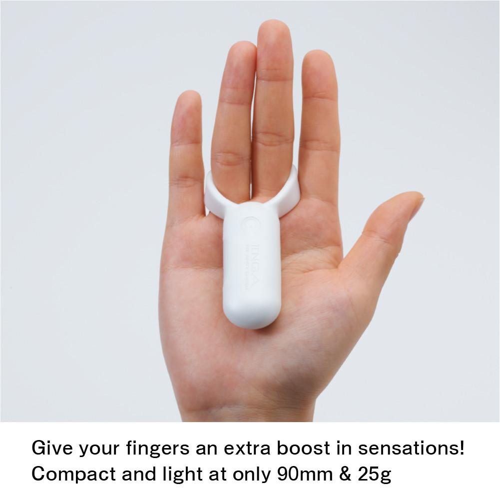 Tenga SVR White anneau vibrant couple rechargeable blanc