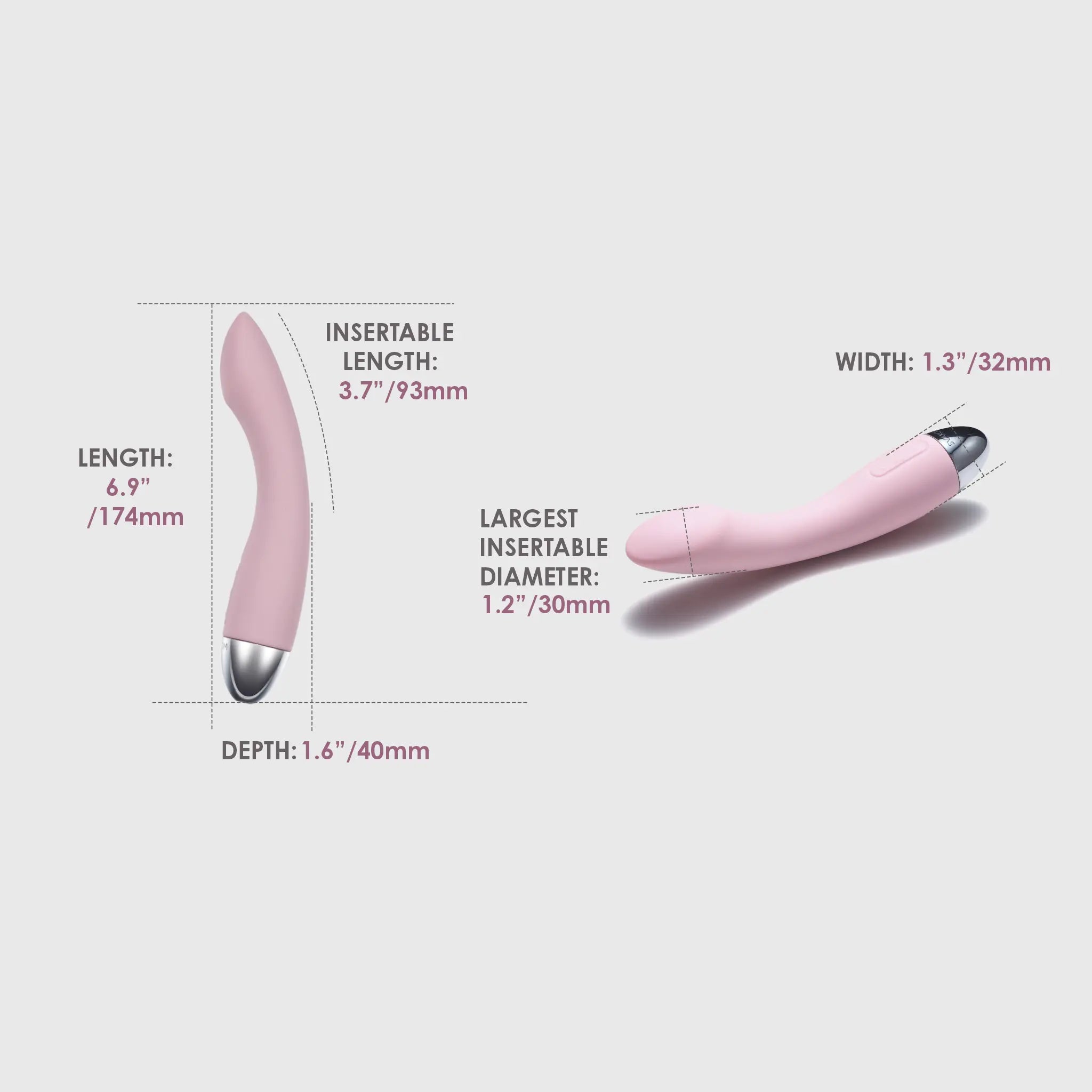 Svakom Amy vibromasseur rabbit rose pâle