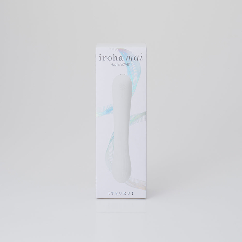 iroha by Tenga mai Tsuru vibromasseur rechargeable blanc