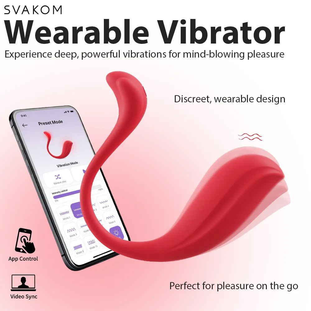 Svakom Phoenix Neo 2 oeuf vibrant rouge