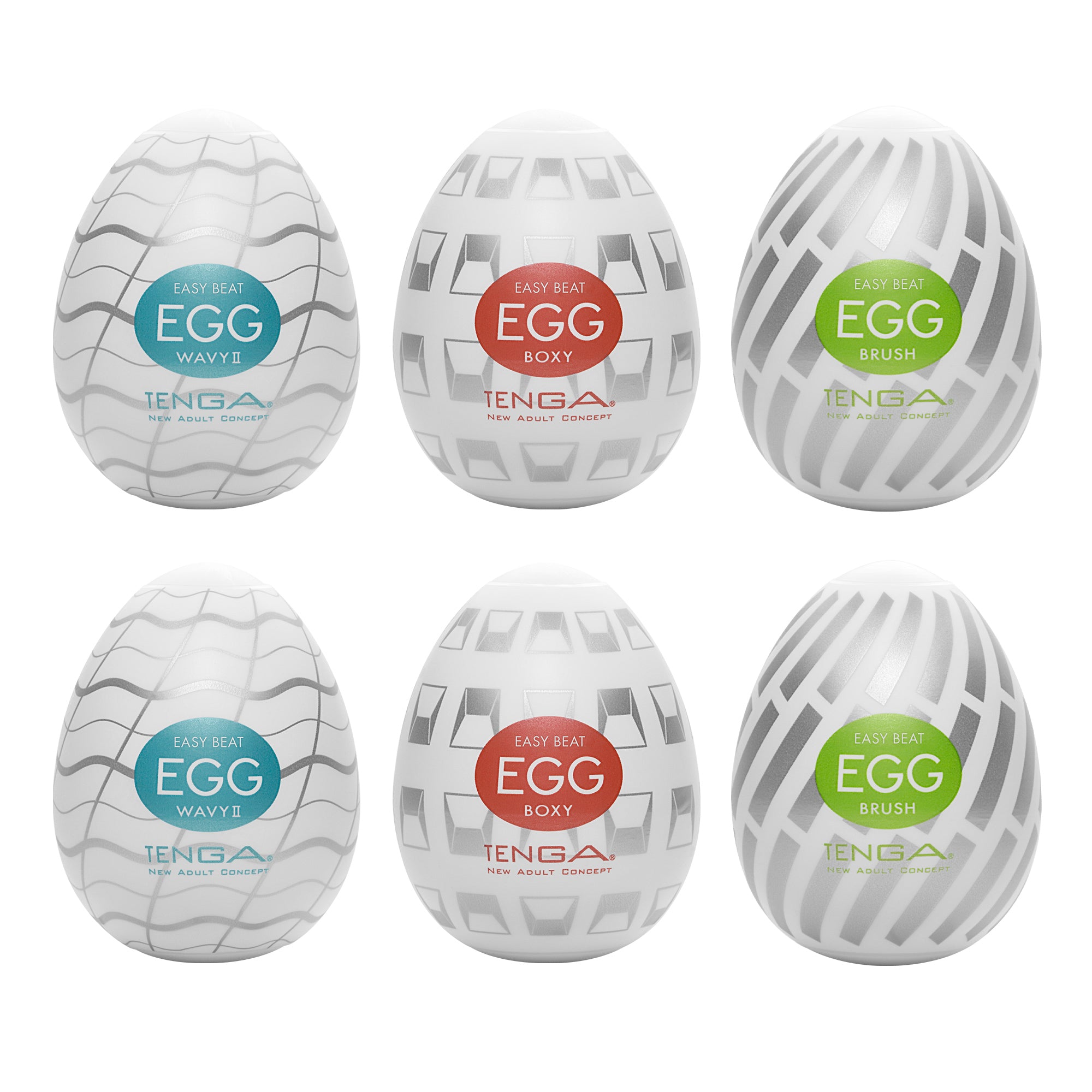 Tenga Egg lot 6 masturbateurs oeufs mixtes