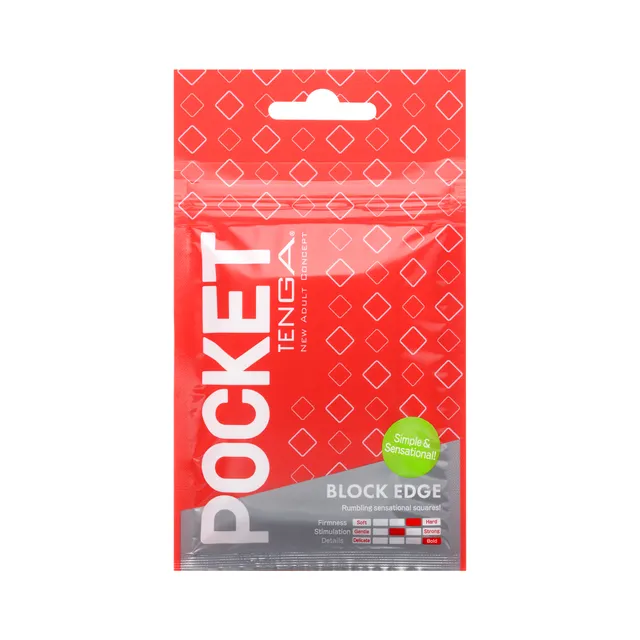 Pocket Tenga Block Edge masturbateur poche homme jetable