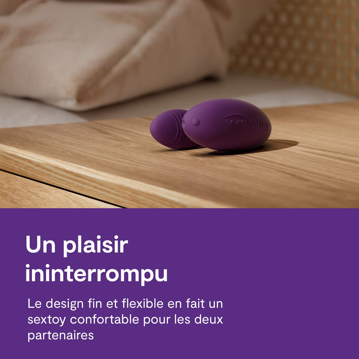 We-Vibe Unite vibromasseur couple 10 modes silicone USB