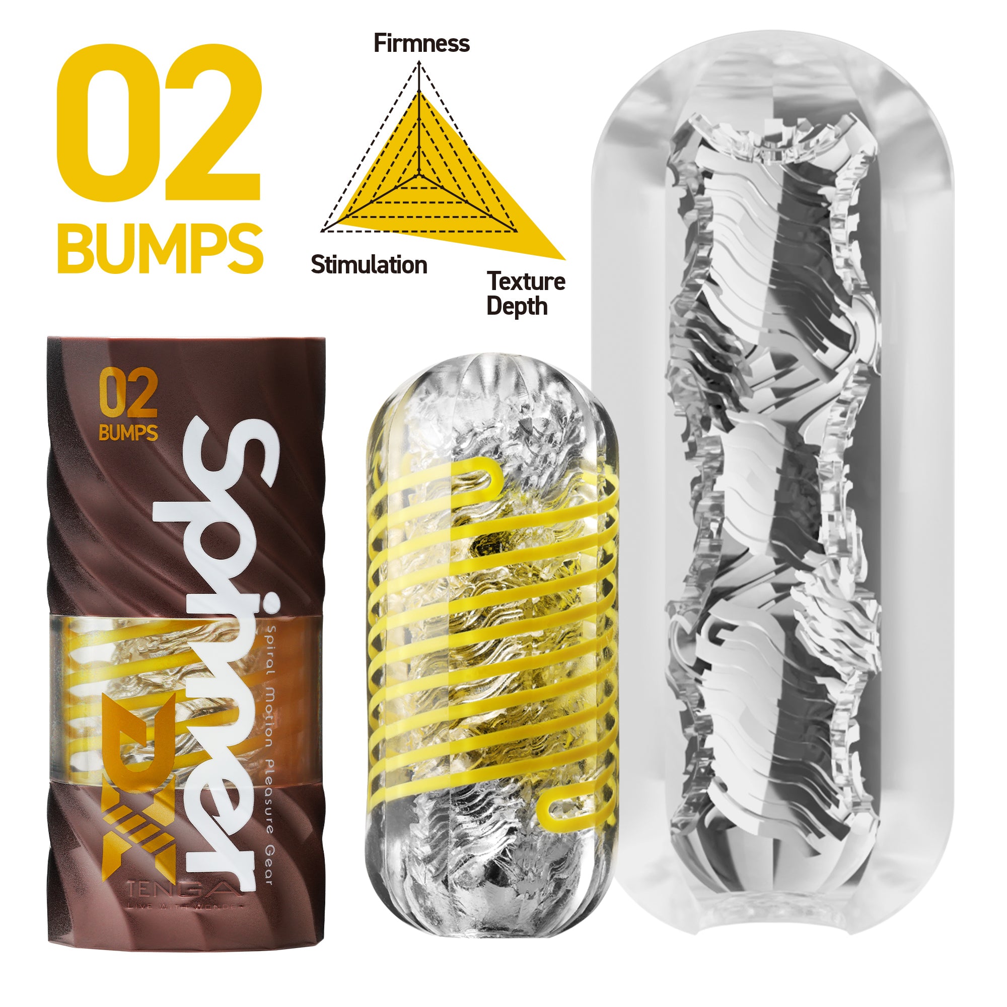 TENGA SPINNER DX Bundle masturbateur 3 pièces