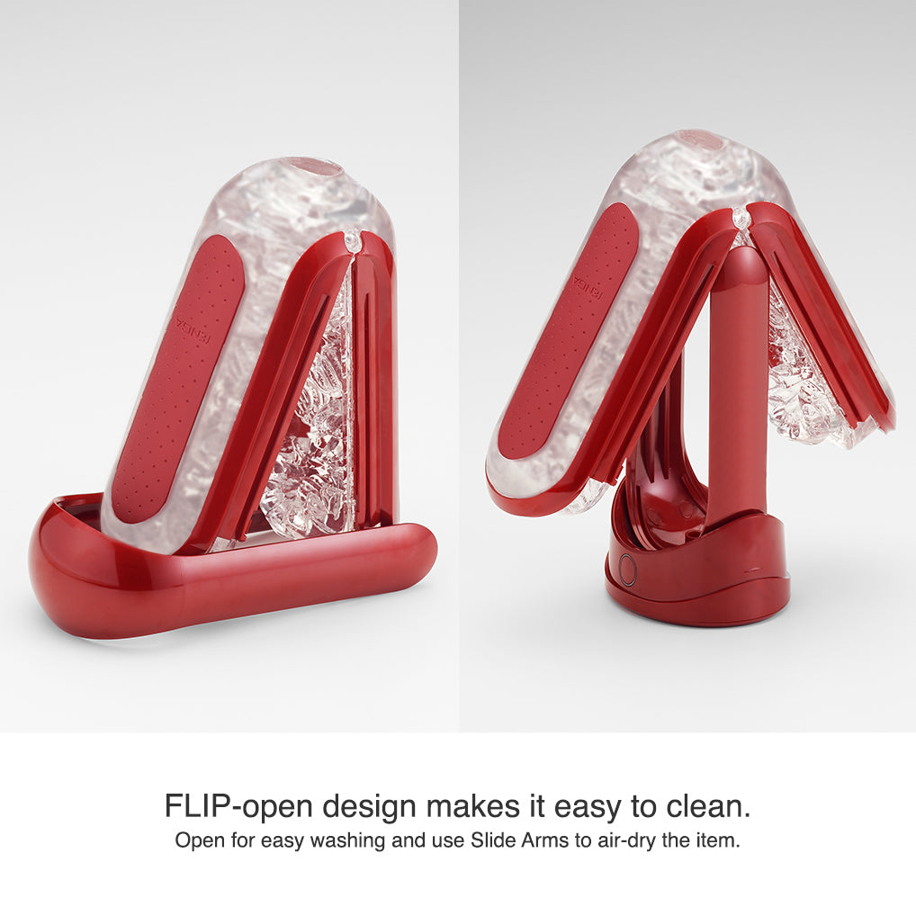 Tenga Flip Zero Red masturbateur chauffant + warmer