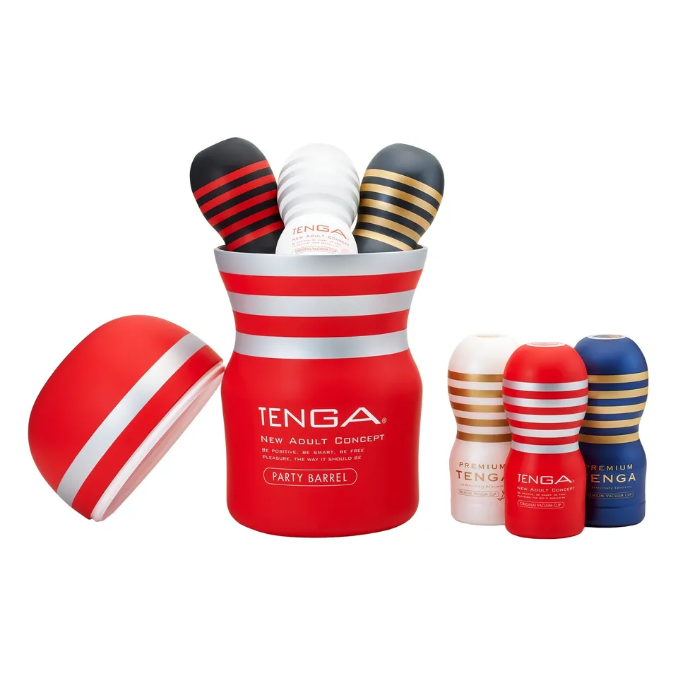 Tenga Party Barrel coffret masturbateur Cup lot 6 Soft Hard