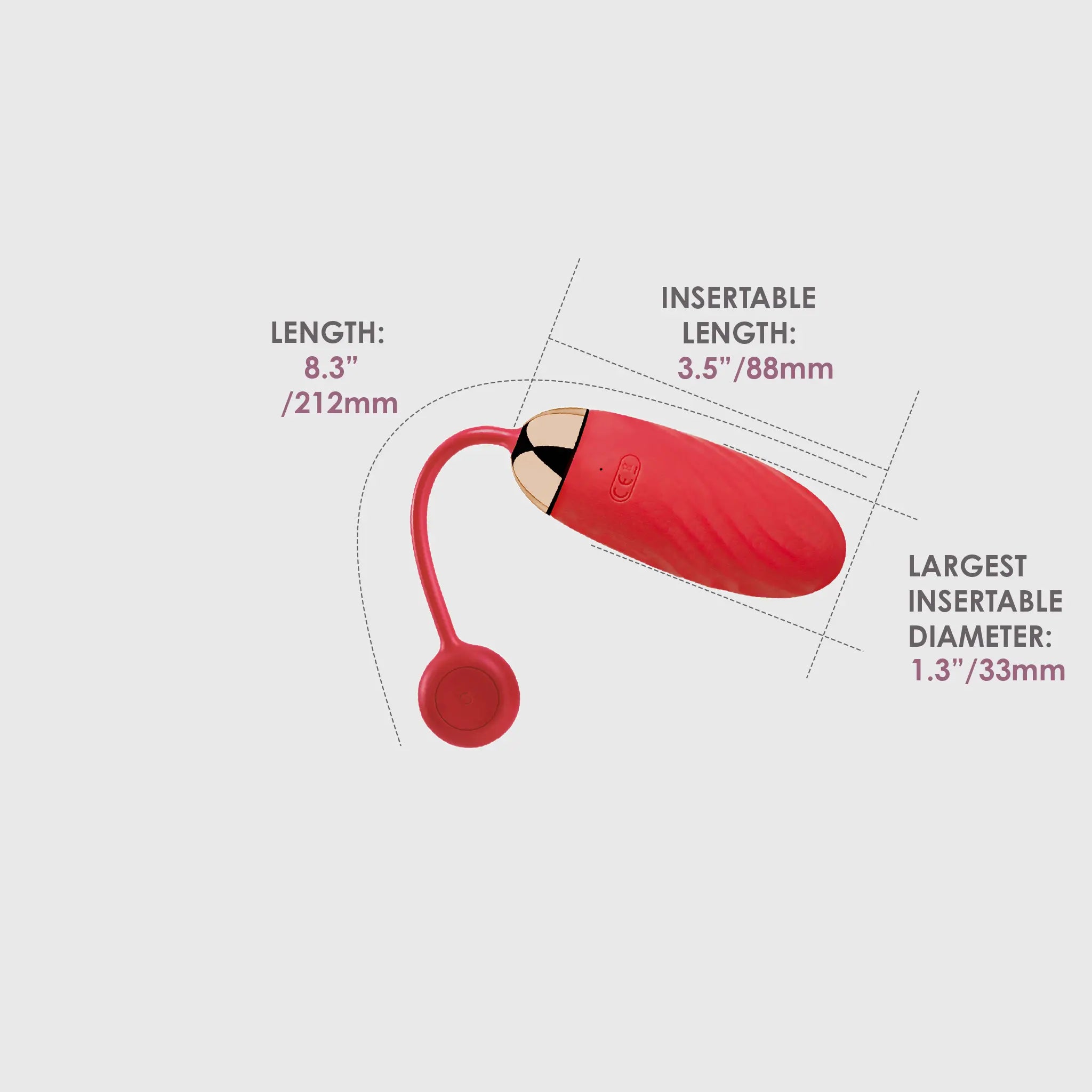 Svakom Ella vibromasseur rouge silicone étanche