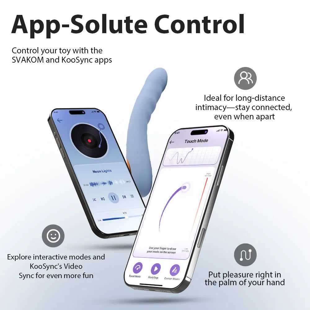 Svakom Ava Neo vibromasseur thrusting connecté