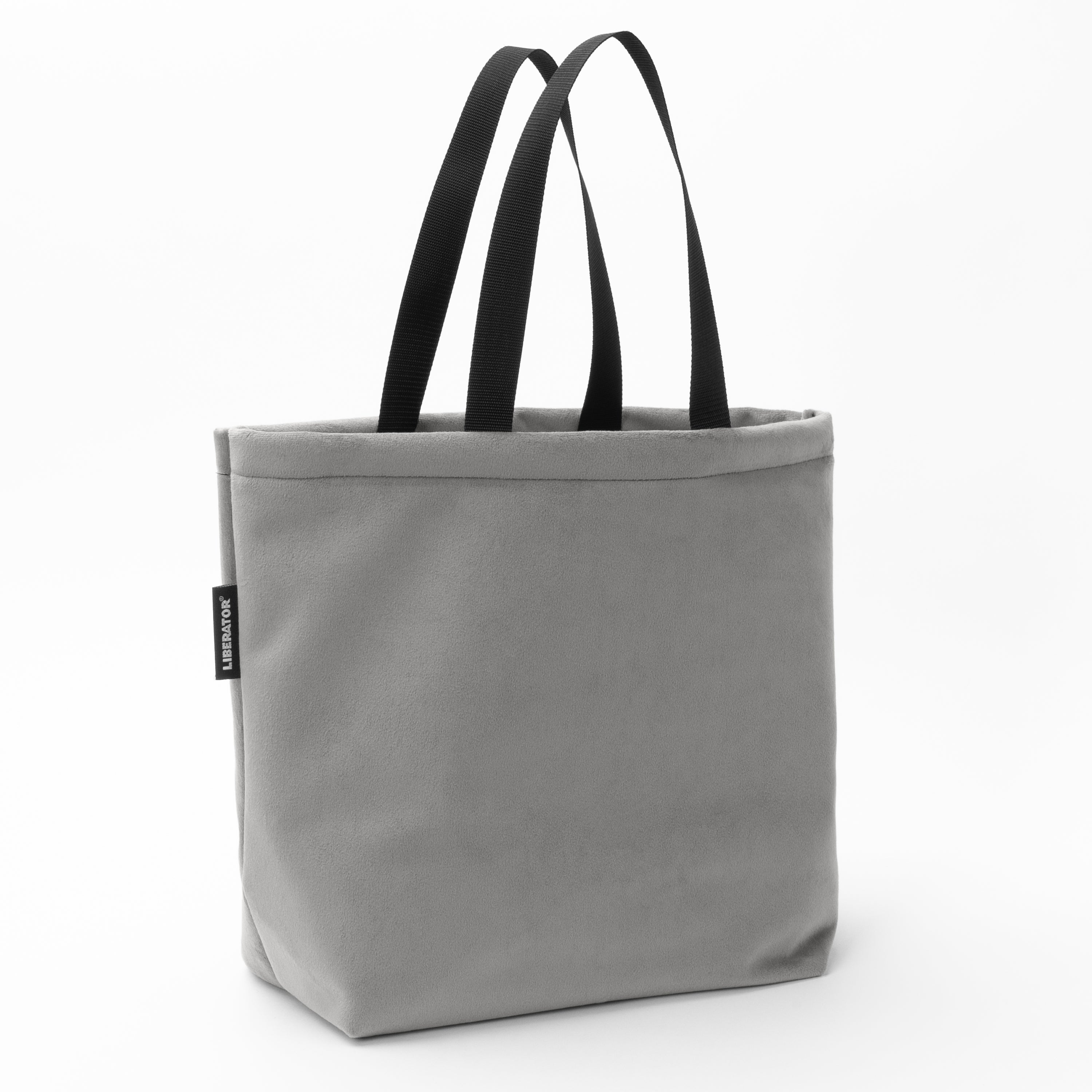 Liberator Fascinator Tote sac rangement microvelours noir