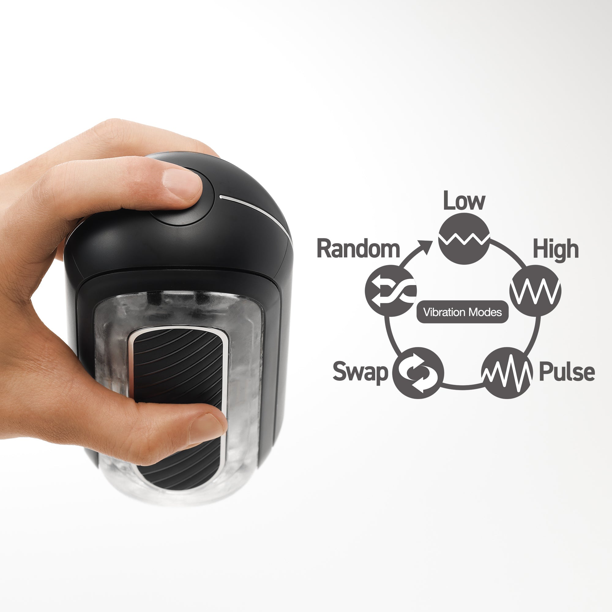 Tenga Flip Zero Gravity EV masturbateur vibrant noir
