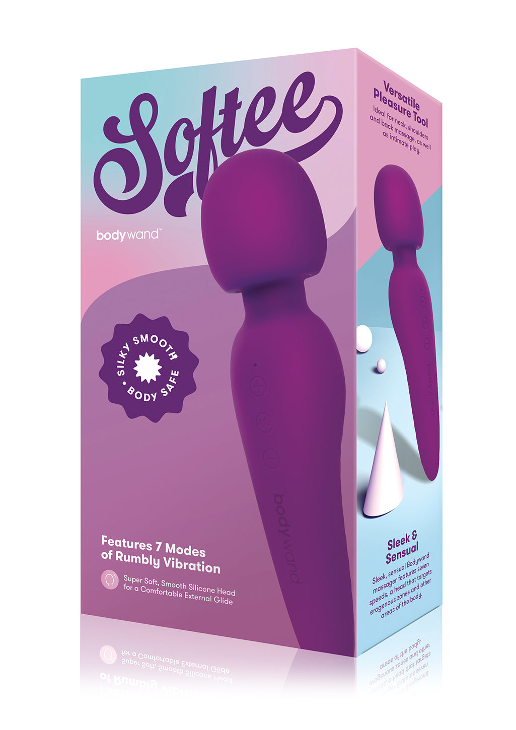 Bodywand Softee wand vibrant silicone rose rechargeable USB