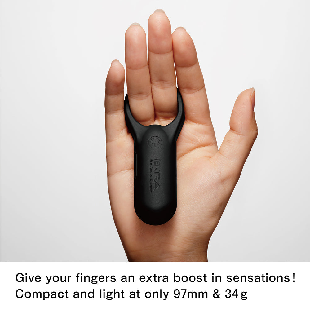 Tenga SVR+ Black anneau vibrant couple noir