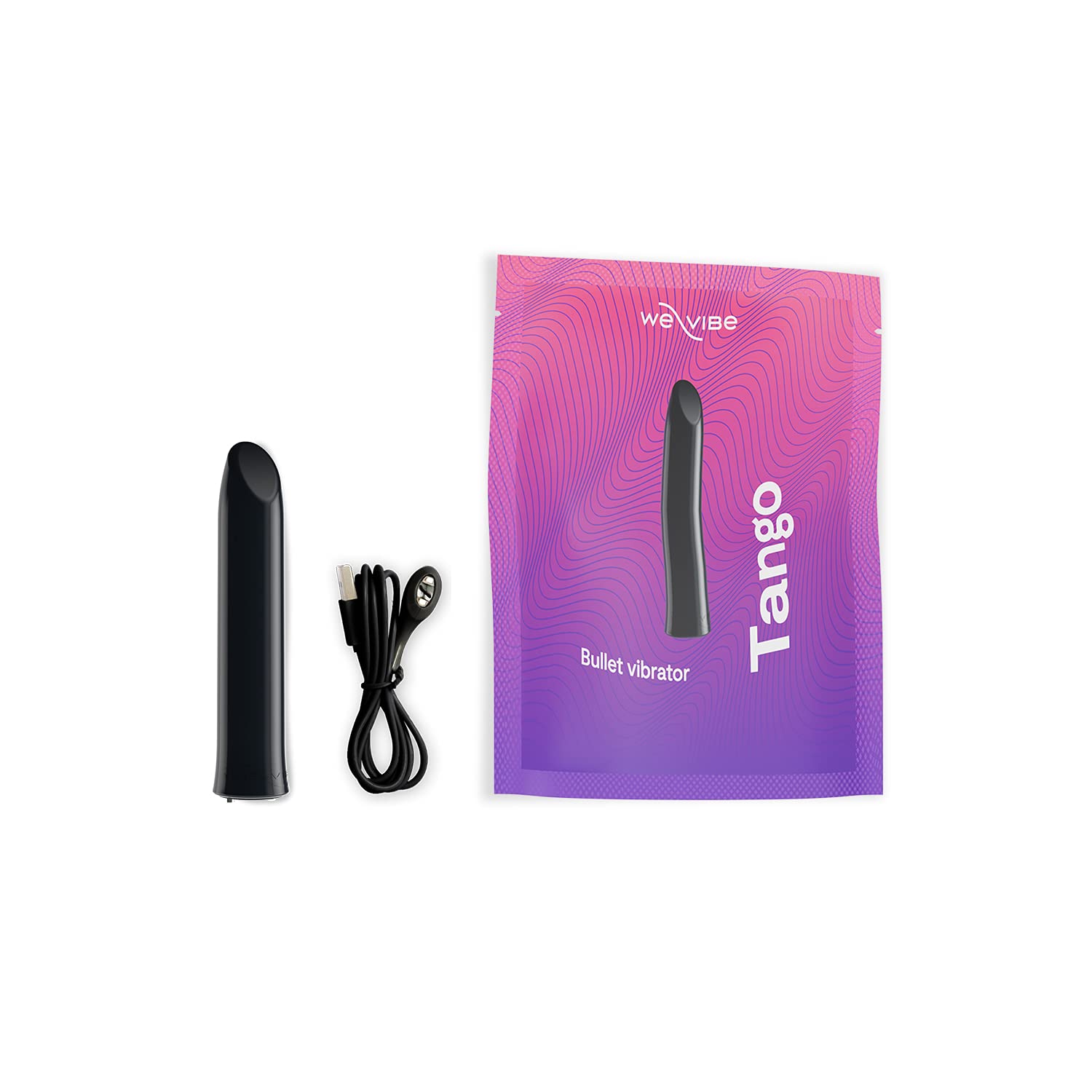 We-Vibe Tango Mini vibromasseur bullet noir rechargeable 8 modes