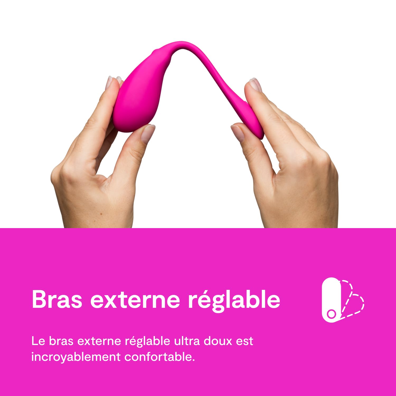 We-Vibe Jive 2 oeuf vibrant connecté point G bleu