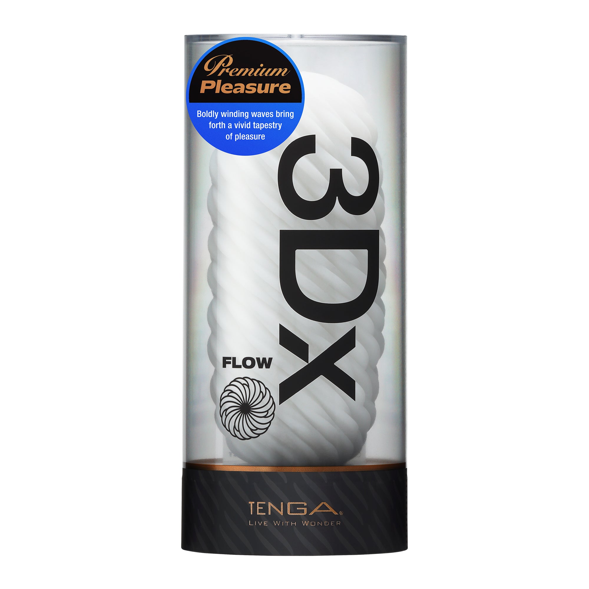 Tenga 3Dx Flow masturbateur réutilisable Flow