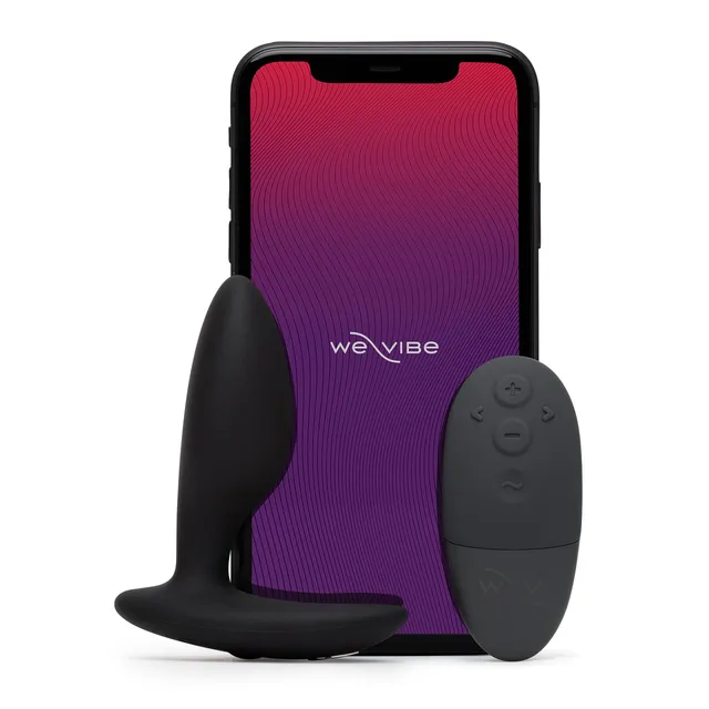 We-Vibe Ditto+ plug anal vibrant noir télécommandé silicone