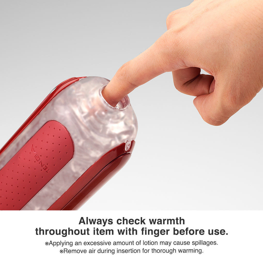 Tenga Flip Zero Red masturbateur chauffant + warmer