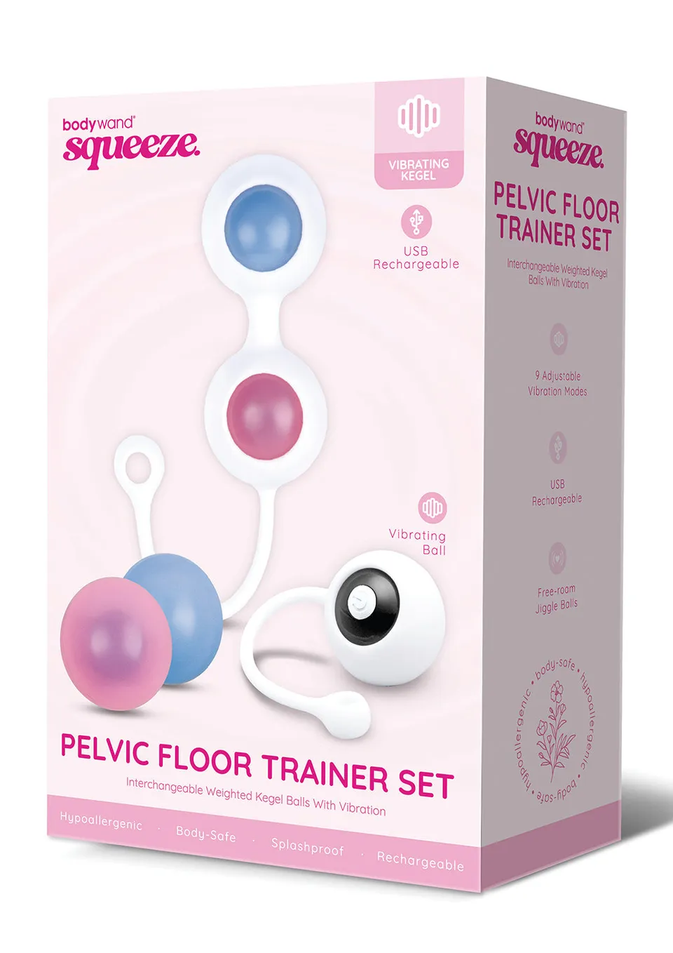 Bodywand Squeeze Vibrating Trainer boules vibrantes 18-29 g