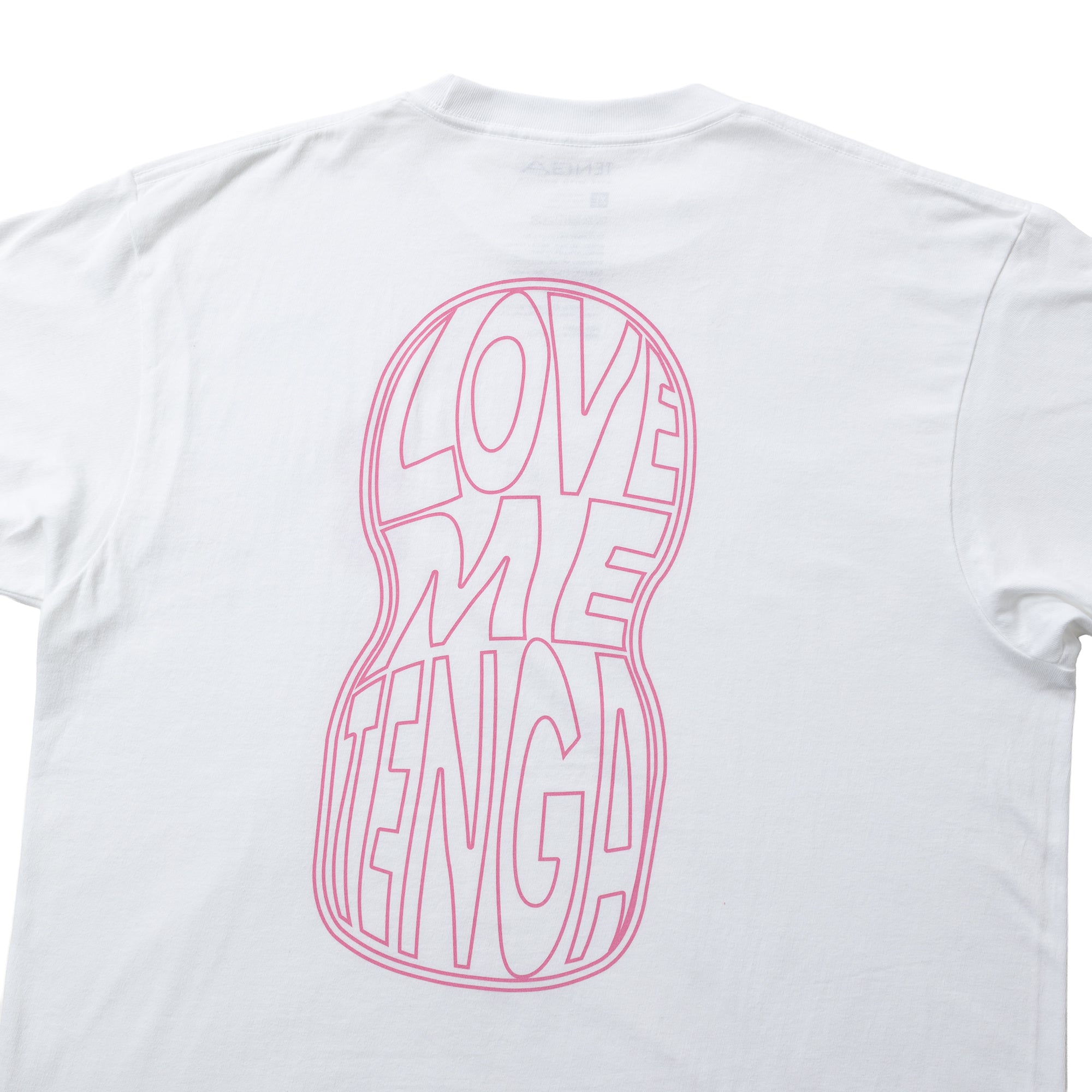 TENGA Merch Love Me Tenga Distortion t-shirt blanc M unisexe
